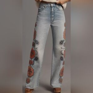MOTHER The Maven High Rise Wide Leg Jeans